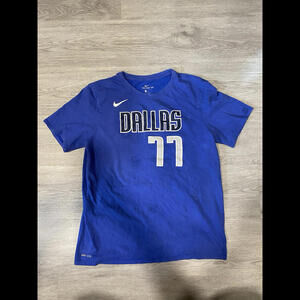 Nike Dallas Luka Doncic Tshirt Size Large Dri Fit